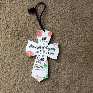 Proverbs Cross Decoration